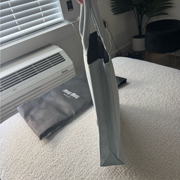 Miu Miu Sky Blue Beauty Tote - Picture 6 of 6